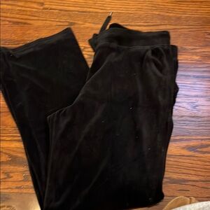 Black Velvet Pants